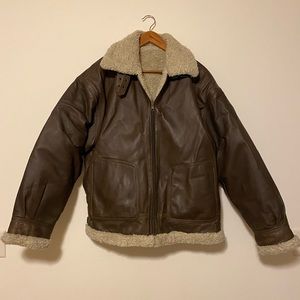 Wilsons Leather Sherpa lined jacket